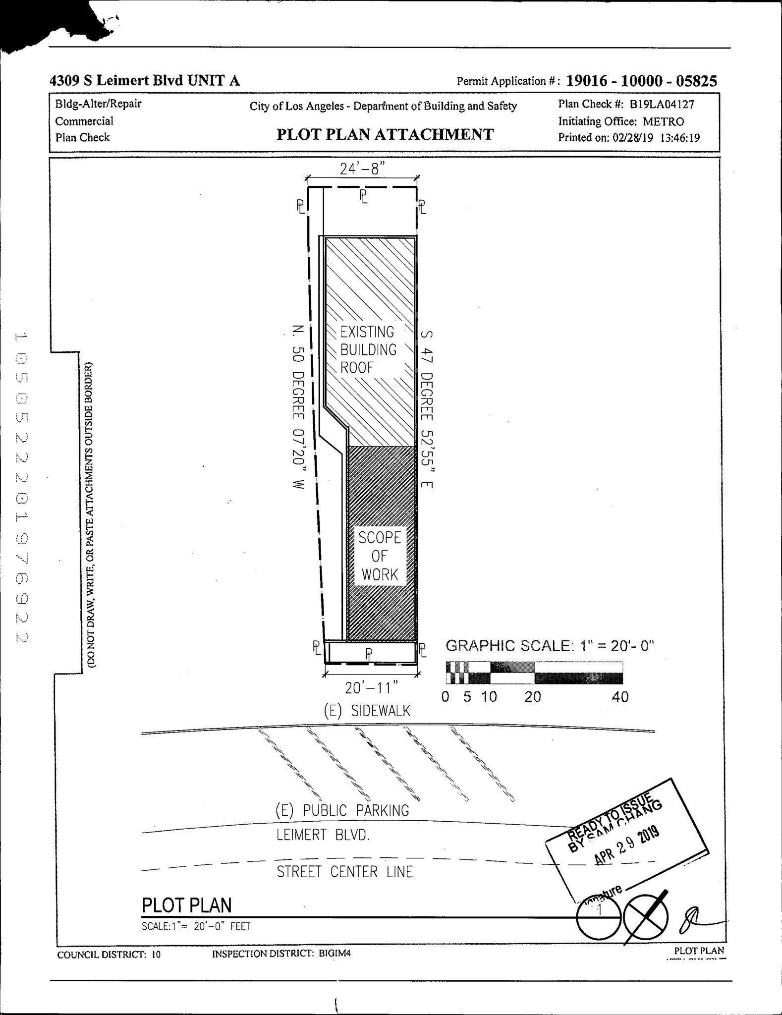 4307 Leimert Blvd, Los Angeles, CA à louer Plan de site- Image 1 de 1