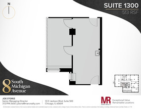 8 S Michigan Ave, Chicago, IL à louer Plan d  tage- Image 1 de 4