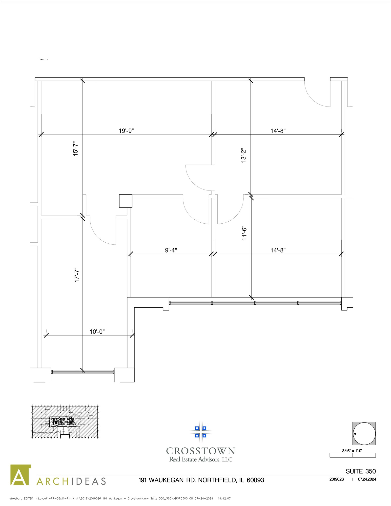 191 Waukegan Rd, Northfield, IL for lease Site Plan- Image 1 of 1