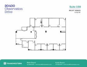 20400 Observation Dr, Germantown, MD à louer Plan d’étage- Image 1 de 1