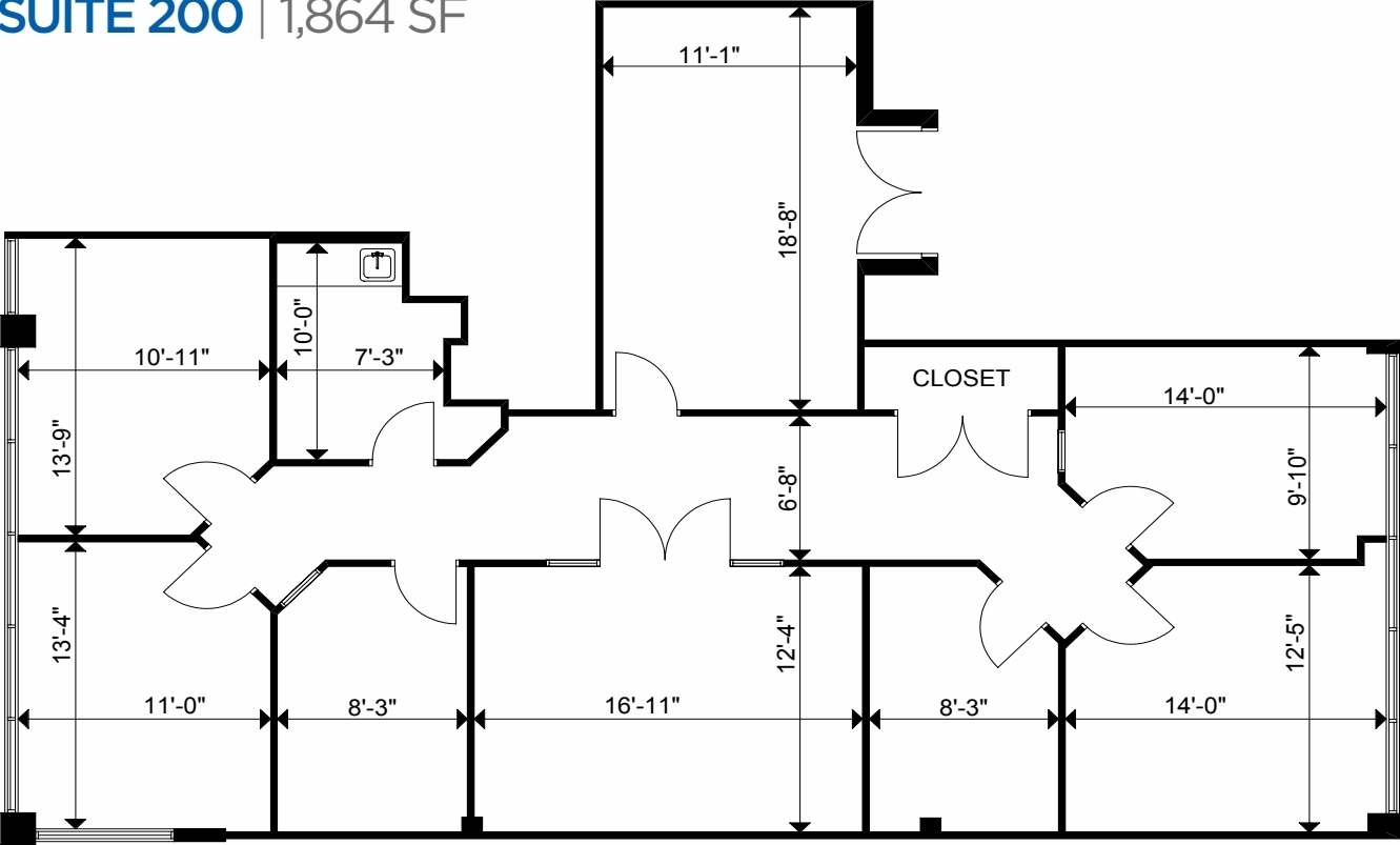 17-19 Four Seasons Pl, Toronto, ON for lease Floor Plan- Image 1 of 6