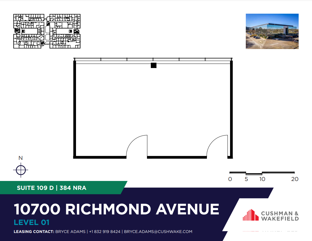 10700 Richmond Ave, Houston, TX à louer Plan d’étage- Image 1 de 1