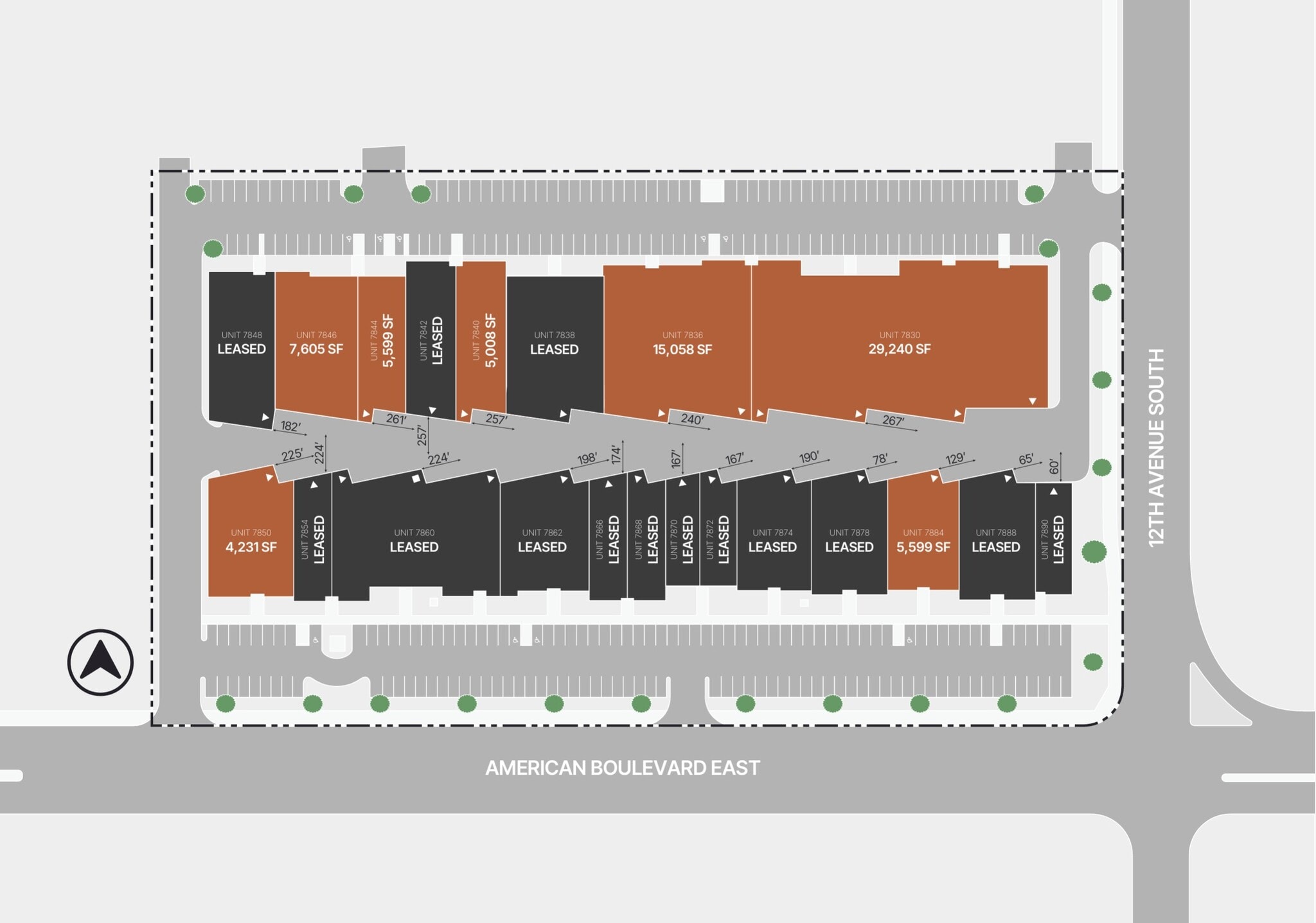 7850-7890 12th Ave S, Bloomington, MN for lease Site Plan- Image 1 of 1