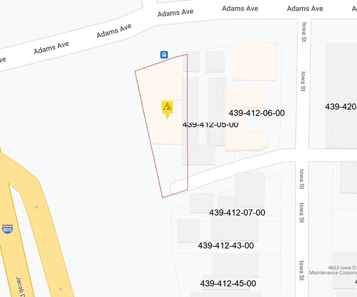 3151-3157 Adams Ave, San Diego, CA à vendre - Plan cadastral - Image 2 de 29