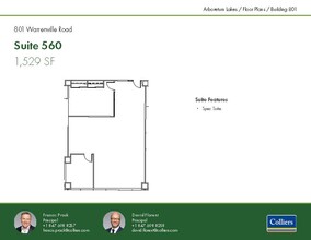 801 Warrenville Rd, Lisle, IL à louer Plan d’étage- Image 1 de 1