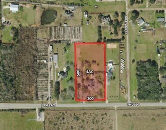 Plus de détails pour 28622 FM 2920 Rd, Waller, TX - Terrain à vendre