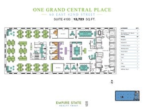 60 E 42nd St, New York, NY for lease Floor Plan- Image 1 of 2