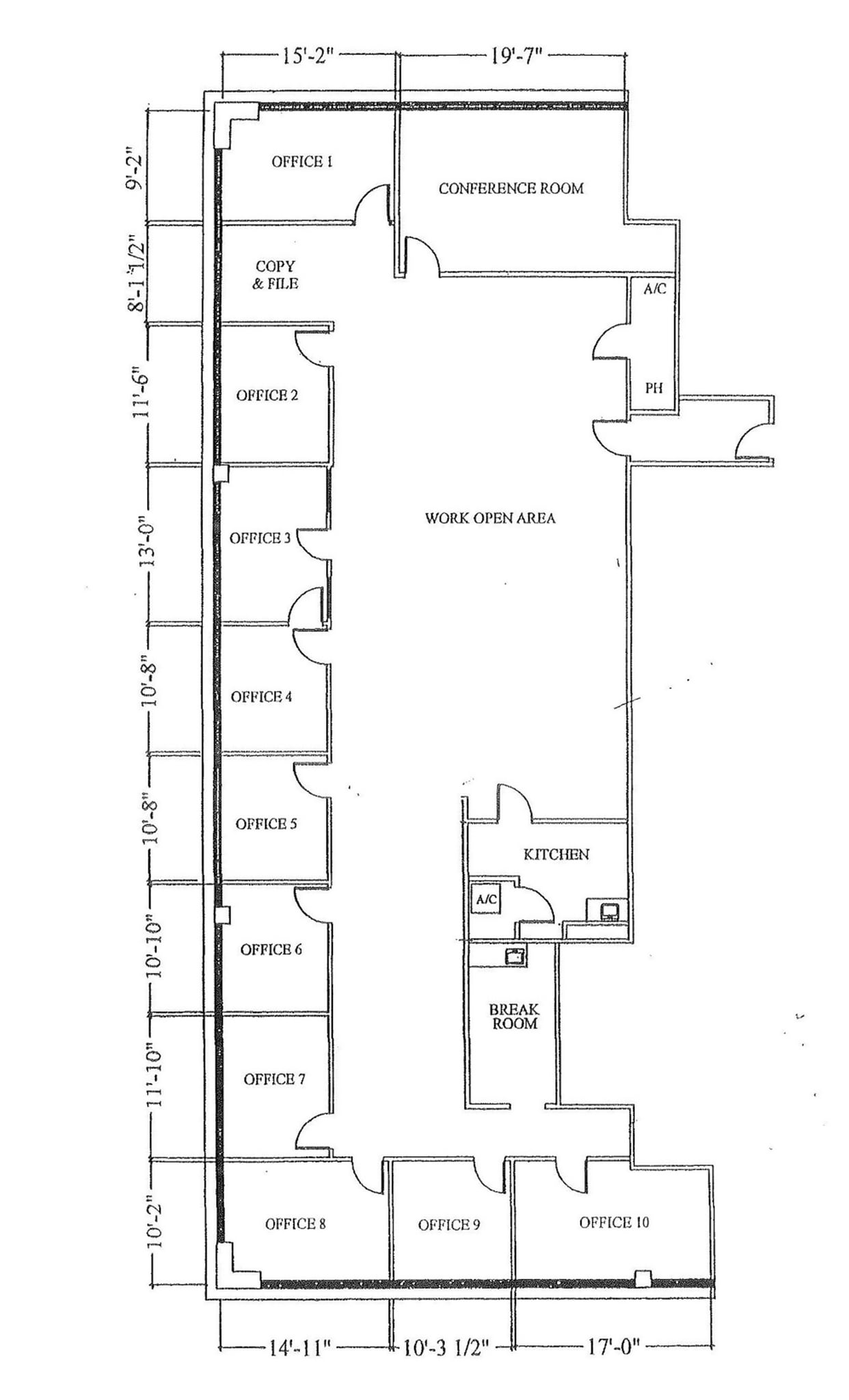 933 Lee Rd, Orlando, FL à louer Plan d’étage- Image 1 de 1