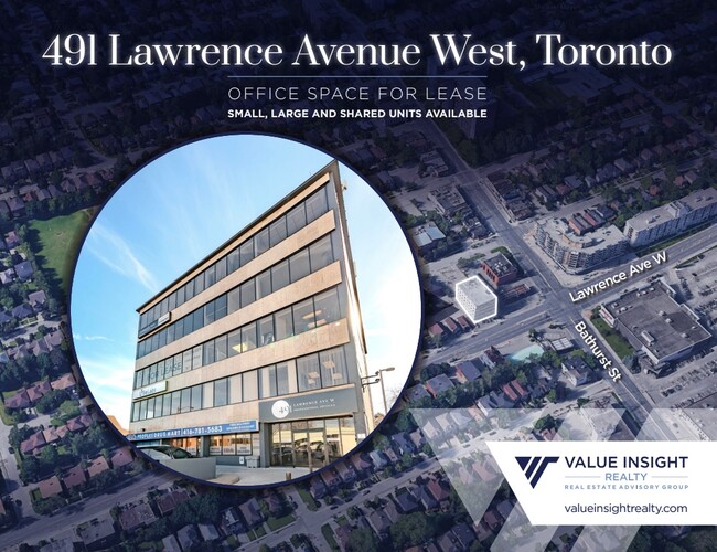 Plus de détails pour 491 Lawrence Av W, Toronto, ON - Bureau/Médical à louer