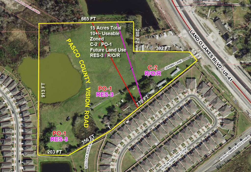 18711 Johnny Ln, Land O' Lakes, FL à vendre Aérien- Image 1 de 8