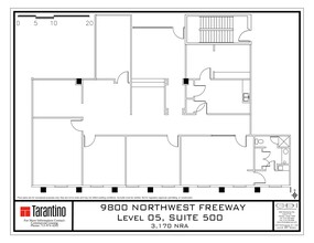 9800 Northwest Fwy, Houston, TX à louer Plan de site- Image 1 de 1