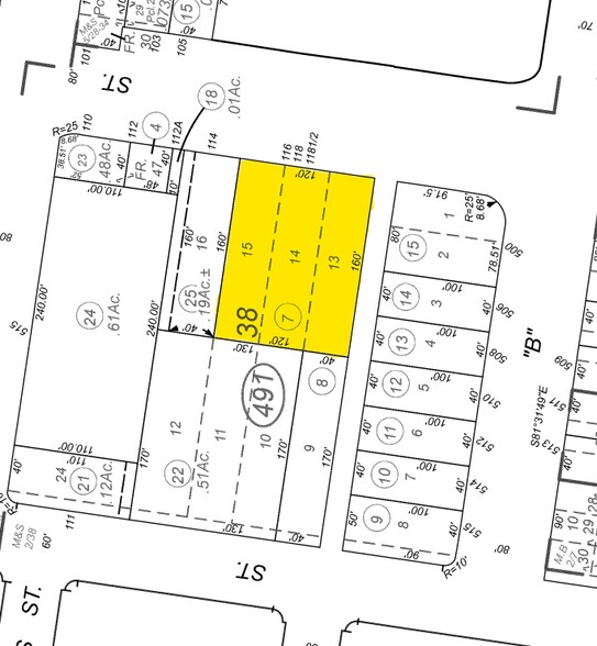 116-118 5th St, West Sacramento, CA à vendre - Plan cadastral - Image 2 de 2