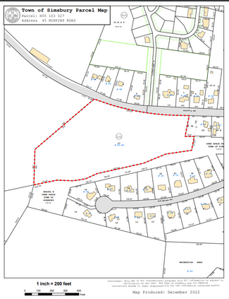 Plus de détails pour 45 Hoskins Rd, Simsbury, CT - Terrain à vendre