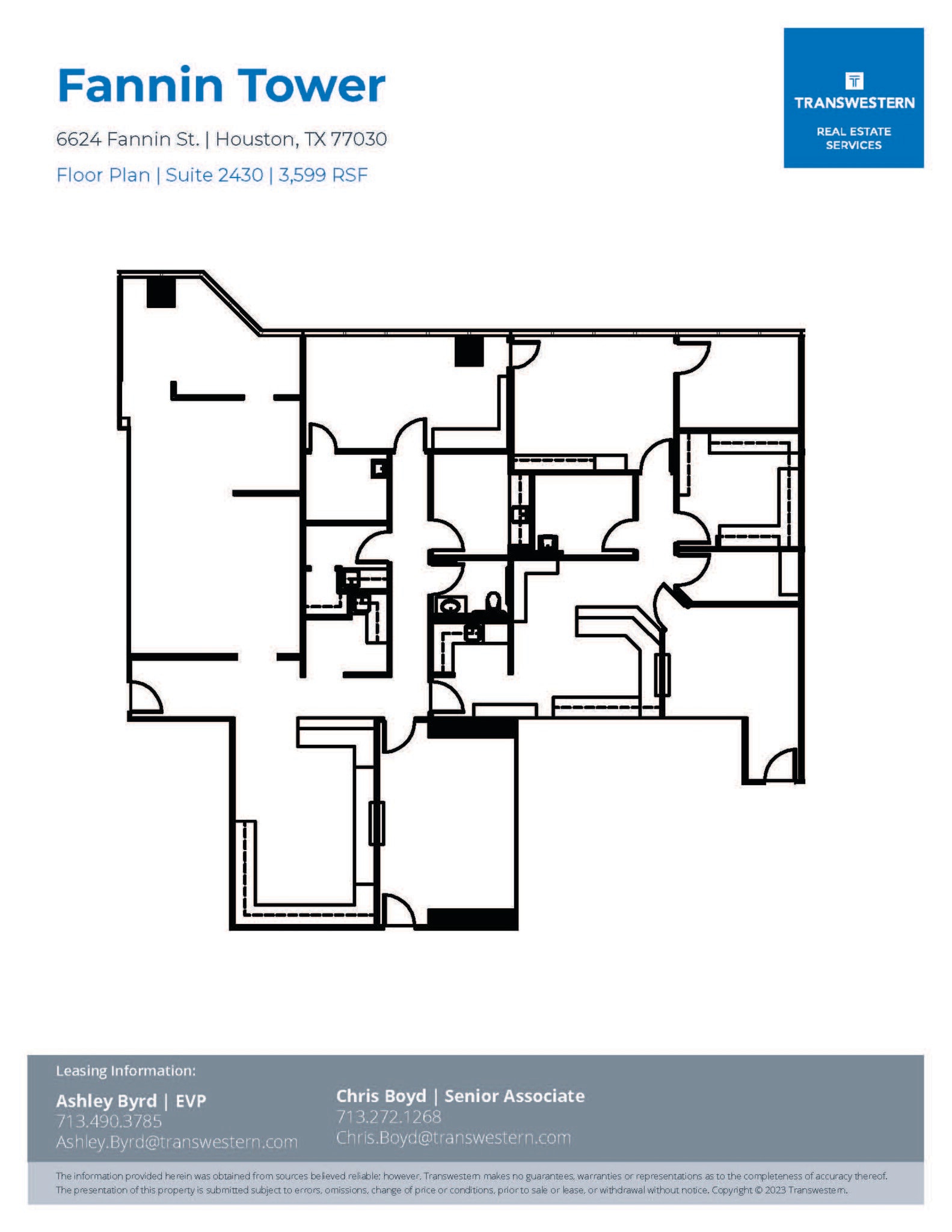 6624 Fannin St, Houston, TX for lease Floor Plan- Image 1 of 1