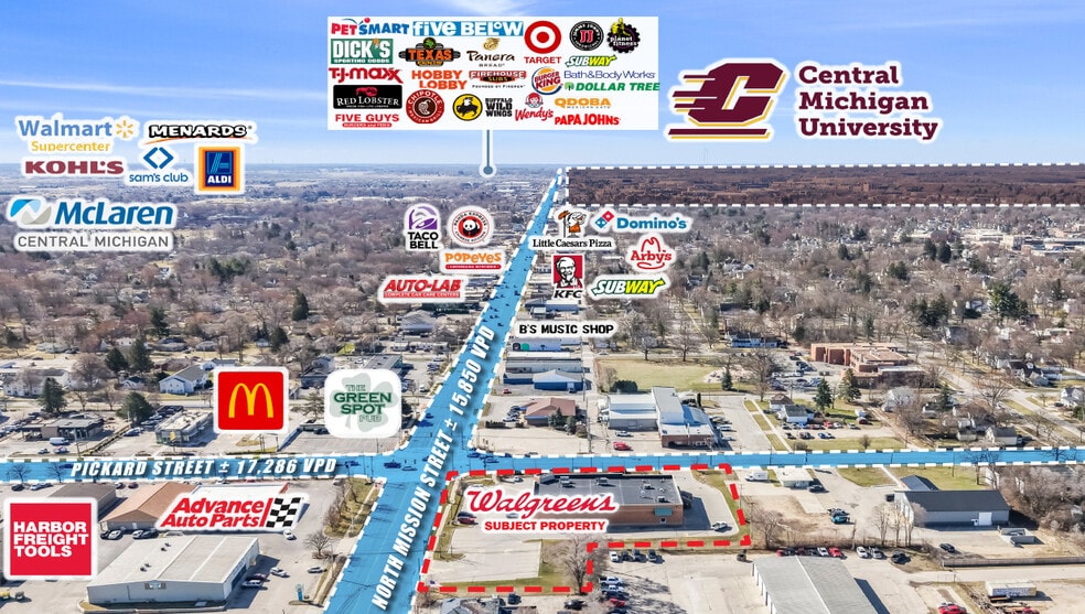 903 N Mission St, Mount Pleasant, MI for sale - Building Photo - Image 2 of 3