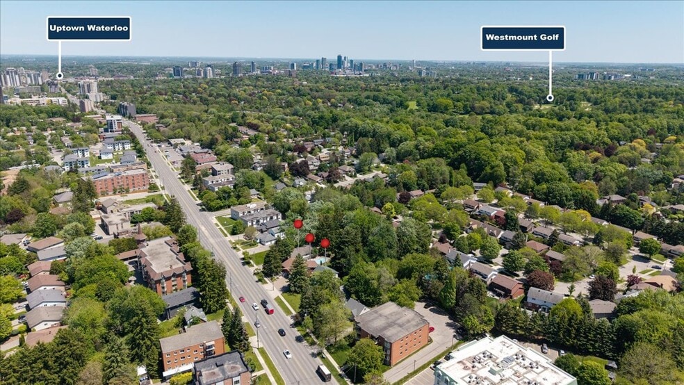 391 Erb St W, Waterloo, ON for sale - Aerial - Image 2 of 7