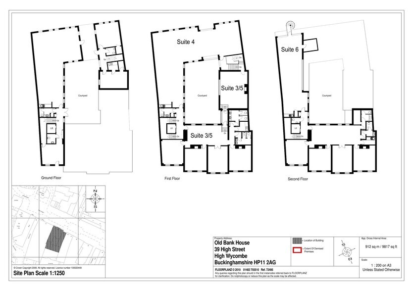 39-39a High St, High Wycombe à louer - Plan d’étage - Image 2 de 2