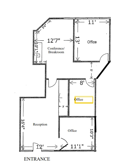 515 N Cedar Ridge Dr, Duncanville, TX à louer Plan d’étage- Image 1 de 1