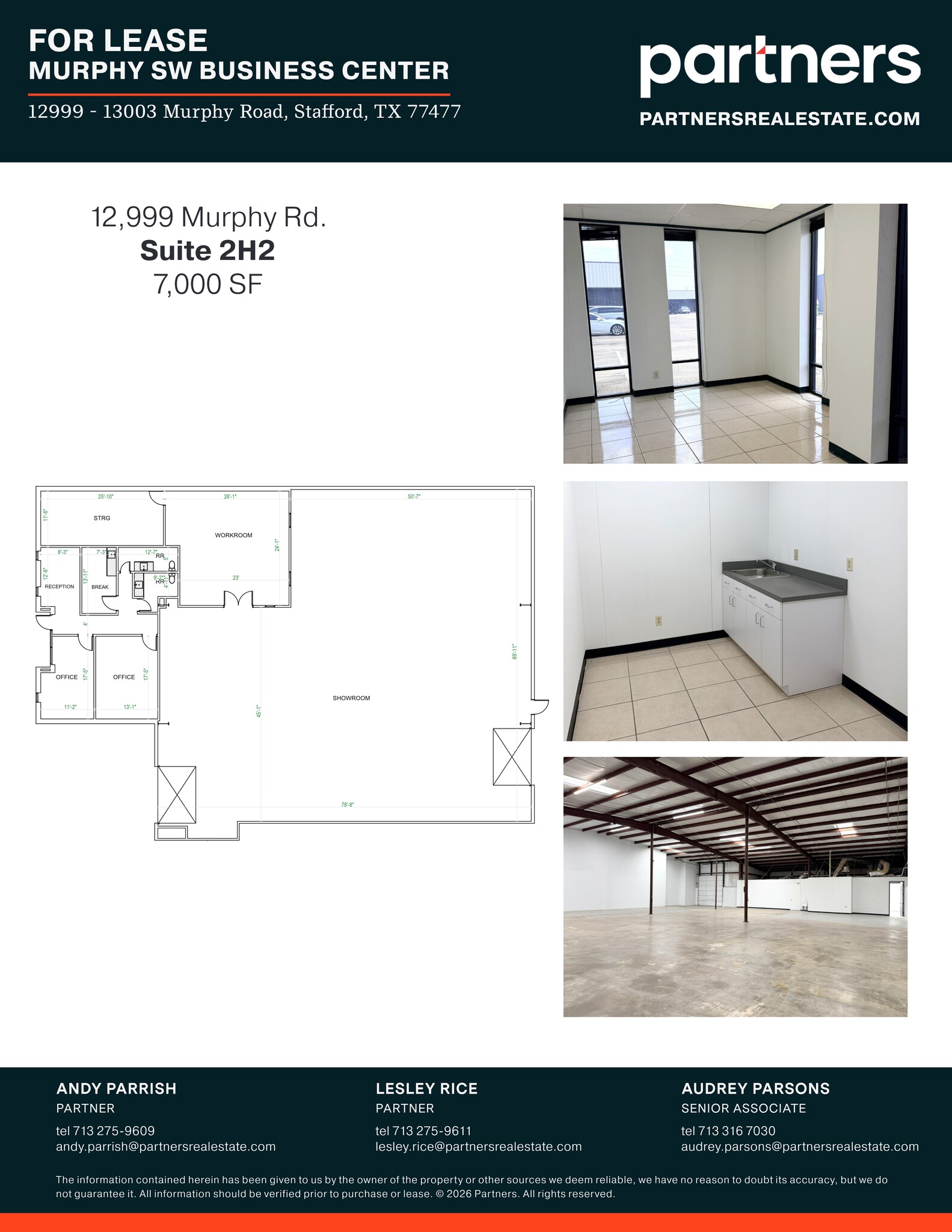 12999-13003 Murphy Rd, Stafford, TX à louer Plan de site- Image 1 de 1