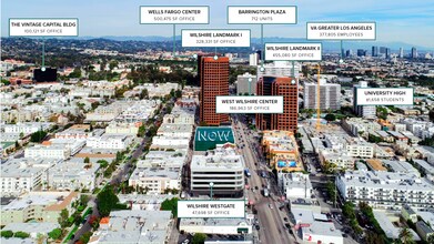 11819 Wilshire Blvd, Los Angeles, CA - Aérien  Vue de la carte