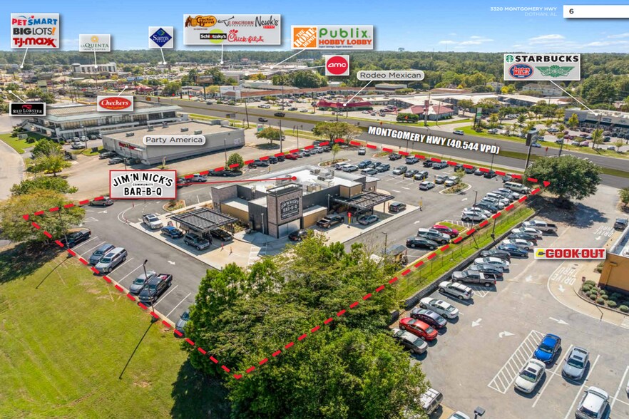 3320 Montgomery Hwy, Dothan, AL à vendre - Photo du bâtiment - Image 2 de 6
