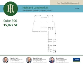 3010 Highland Pky, Downers Grove, IL à louer Plan d’étage- Image 1 de 1