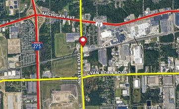 4619 Hannan Rd, Wayne, MI - AÉRIEN  Vue de la carte - Image1