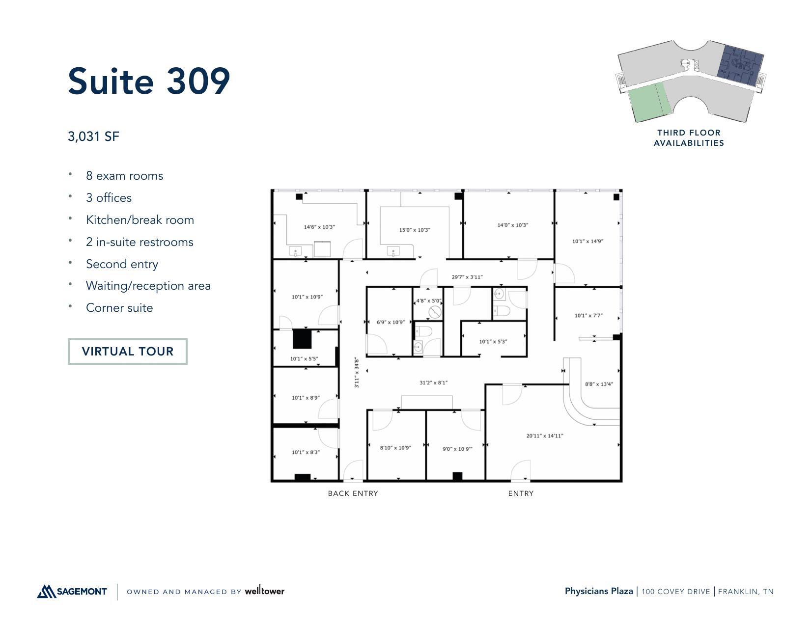 100 Covey Dr, Franklin, TN for lease Floor Plan- Image 1 of 1