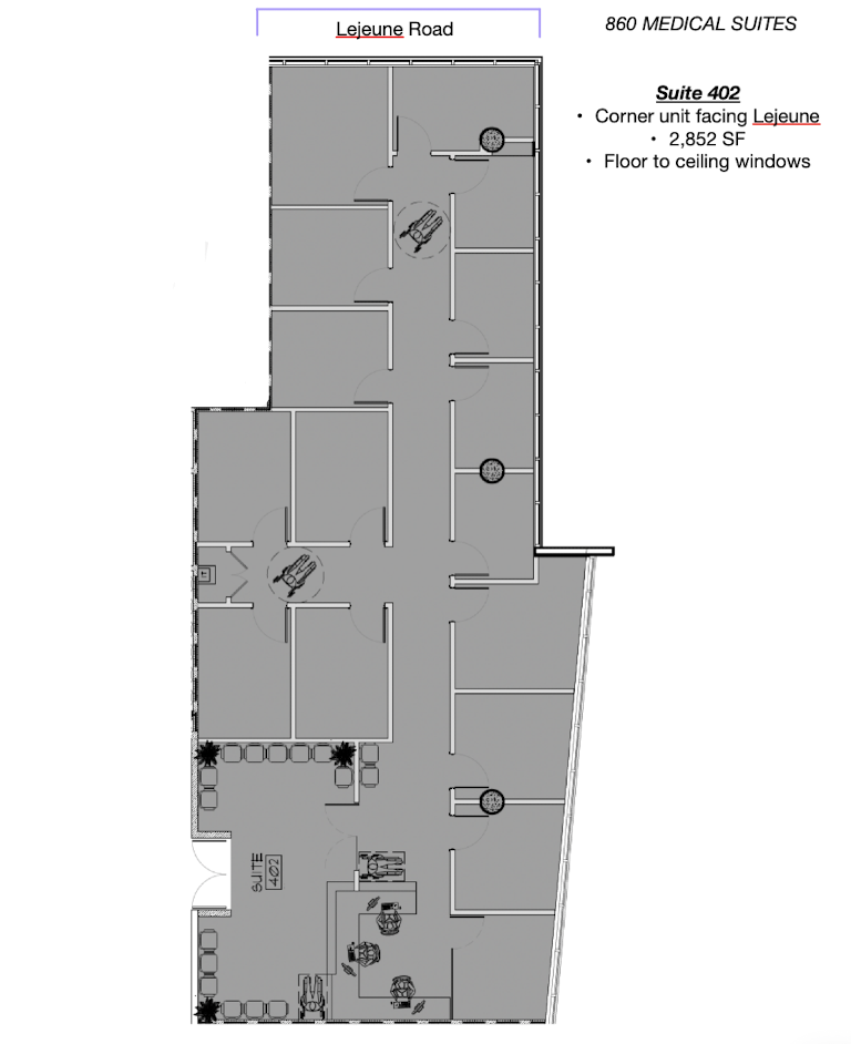 850 NW 42nd Ave, Miami, FL à louer Plan d  tage- Image 1 de 1