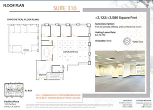 100 Pacifica, Irvine, CA à louer Plan d’étage- Image 1 de 1