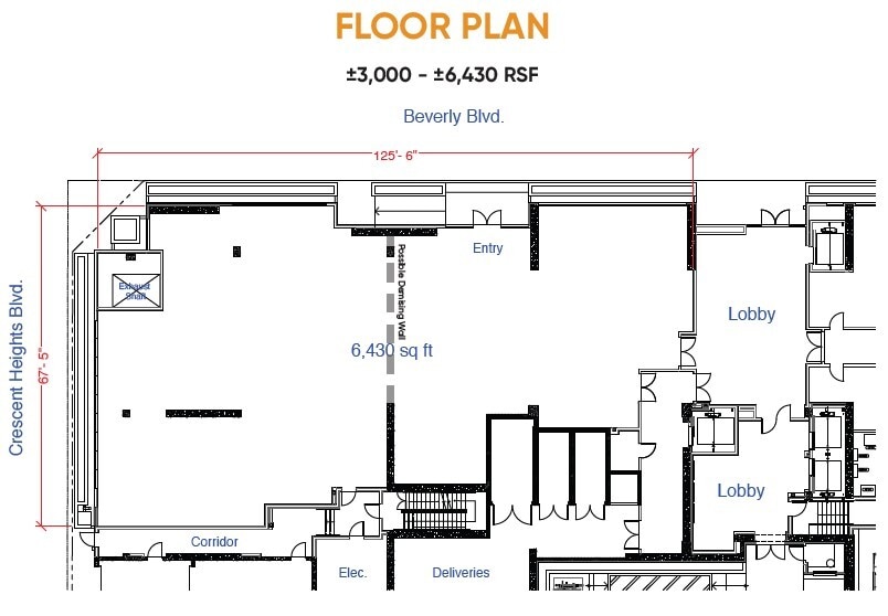 8070 W Beverly Rd, Los Angeles, CA for lease Floor Plan- Image 1 of 1