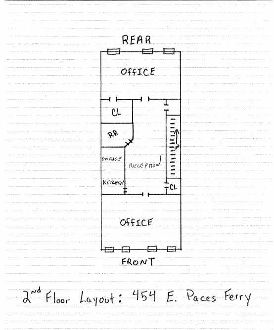 454 E Paces Ferry Rd NE, Atlanta, GA à louer Plan d  tage- Image 1 de 8