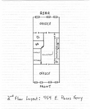 454 E Paces Ferry Rd NE, Atlanta, GA à louer Plan d  tage- Image 1 de 8