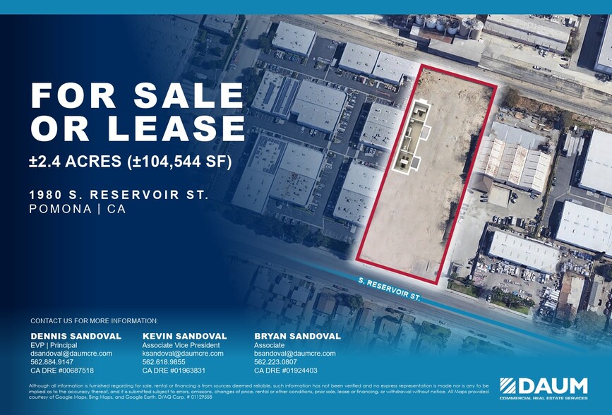 1980 S Reservoir St, Pomona, CA for sale - Building Photo - Image 1 of 1