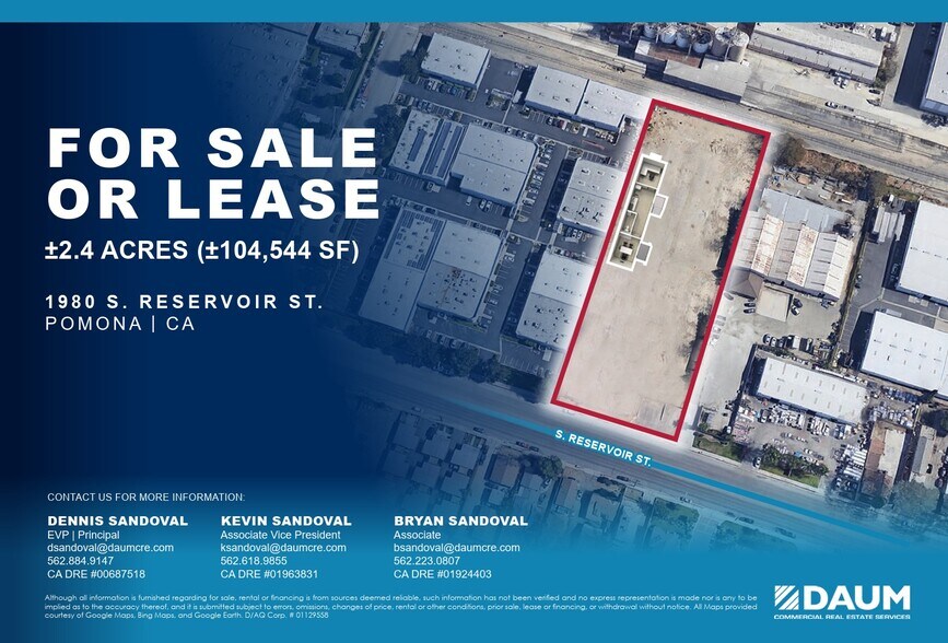 1980 S Reservoir St, Pomona, CA à vendre - Photo du bâtiment - Image 1 de 1