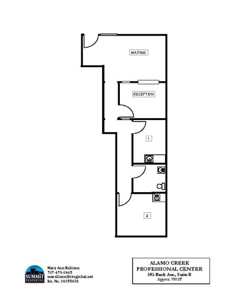 301 Alamo Dr, Vacaville, CA à louer - Plan d’étage - Image 3 de 3