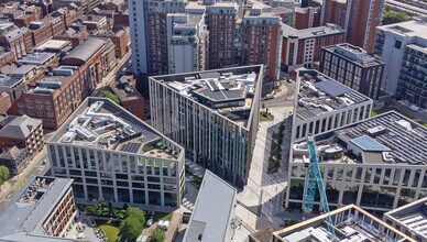 4 Wellington Pl, Leeds, WYK - AERIAL  map view - Image1