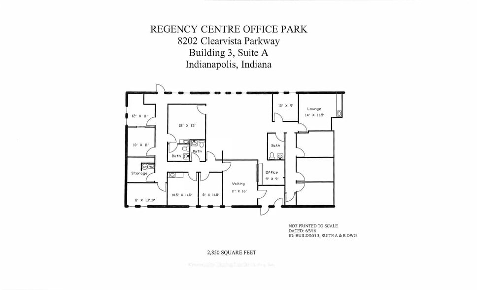 8202 Clearvista Parkway, Indianapolis, IN à louer - Plan d’étage - Image 2 de 4