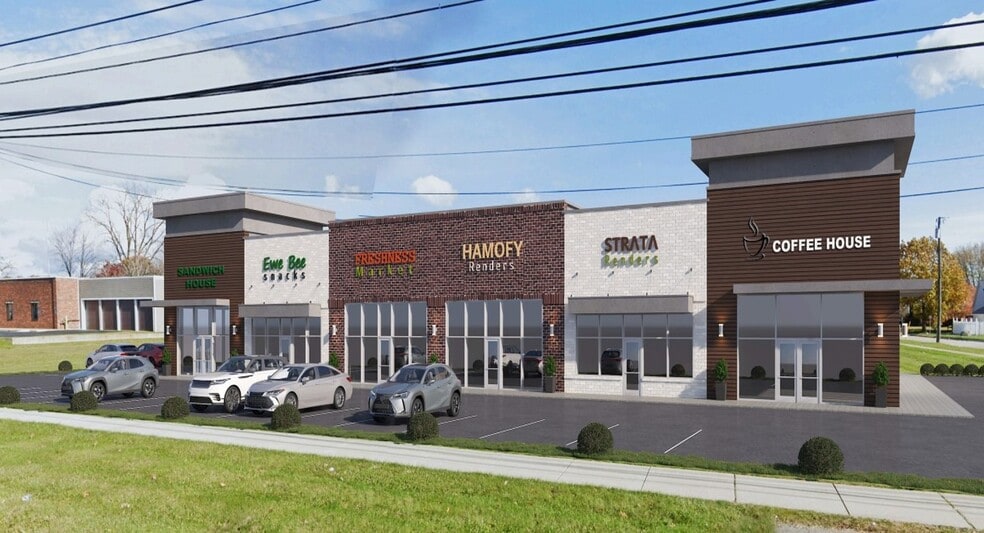 21595 Allen Rd, Woodhaven, MI for lease - Building Photo - Image 1 of 3