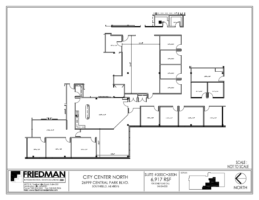 26777-26999 Central Park Blvd, Southfield, MI à louer Plan d  tage- Image 1 de 3