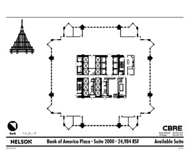 600 Peachtree St NE, Atlanta, GA à louer Plan d  tage- Image 1 de 1