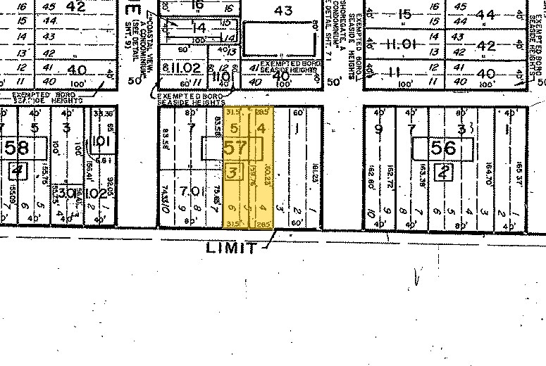 1313 Ocean Ter, Seaside Heights, NJ à vendre - Plan cadastral - Image 3 de 27