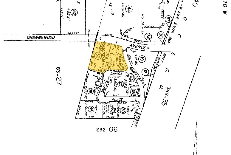 2390 E Orangewood Ave, Anaheim, CA à louer - Plan cadastral - Image 2 de 6