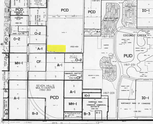 4801 Johnson Rd, Coconut Creek, FL à louer - Plan cadastral - Image 3 de 6