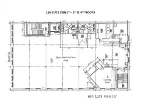 119 State St, Detroit, MI for lease Floor Plan- Image 1 of 1