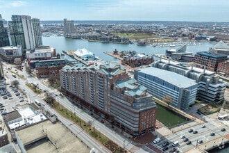 729 E Pratt, Baltimore, MD - AERIAL  map view