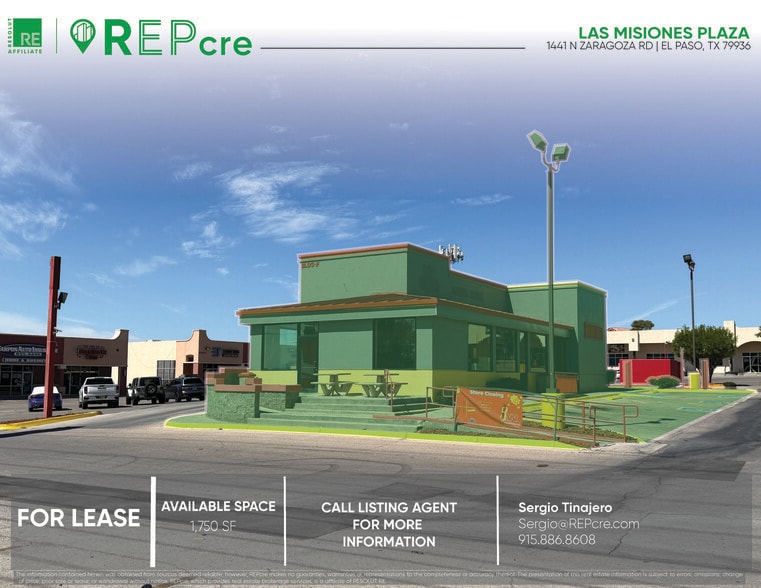 1441 N Zaragosa Rd, El Paso, TX for lease - Building Photo - Image 1 of 13