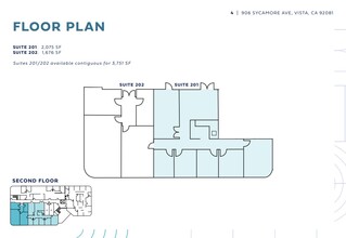 906 Sycamore Ave, Vista, CA for lease Floor Plan- Image 1 of 4