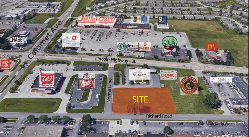 820 Joliet St, Dyer, IN à louer - Aérien - Image 2 de 3