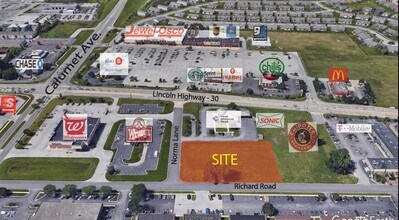 820 Joliet St, Dyer, IN - AERIAL  map view